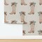 Cowgirl Boots Pink Beige Boho Muted Flowers Southwestern Autumn Fall Custom Removable Wallpaper by Spoonflower Peel & Stick Wallpaper 2FT Wide